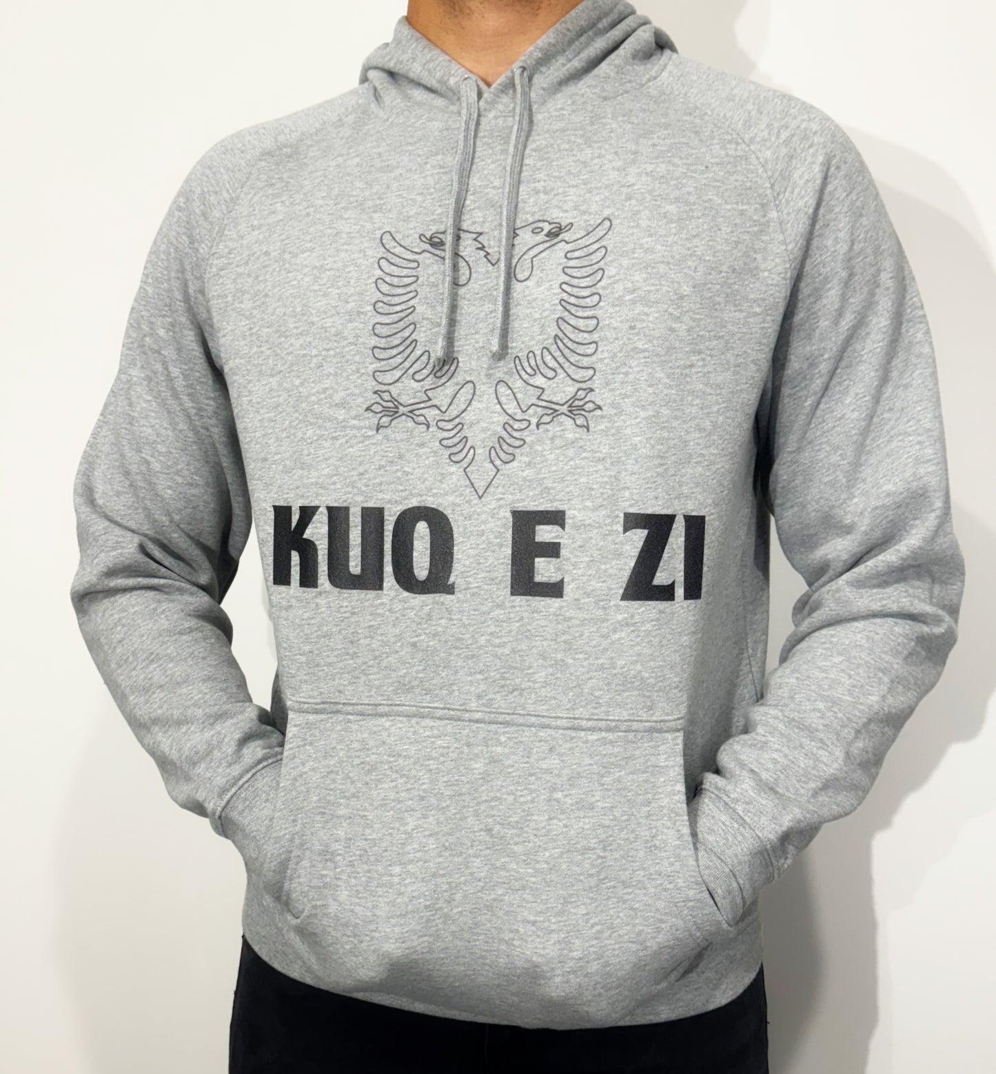 Grey KUQ E ZI Hoodie