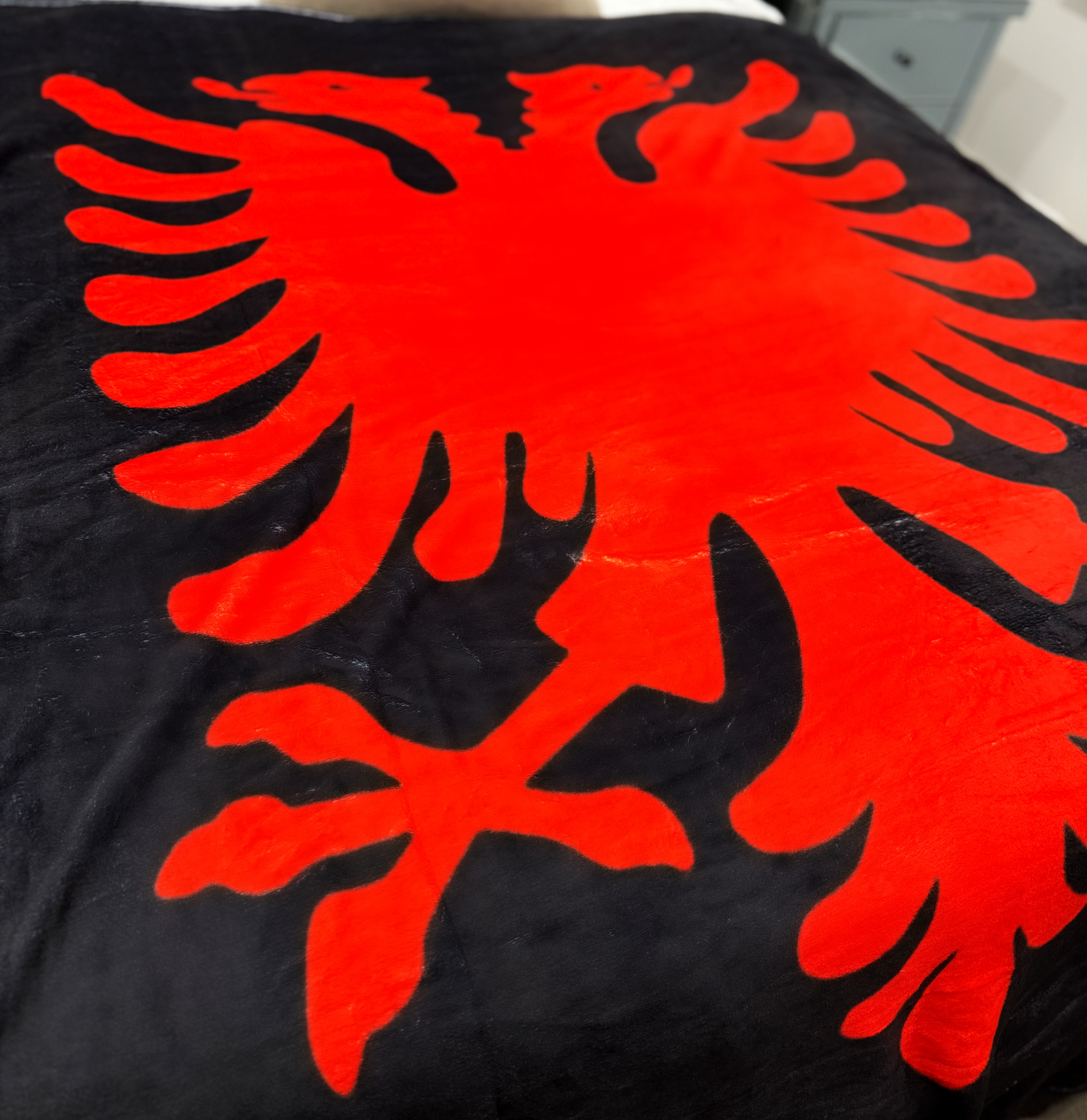 Albanian Eagle blanket